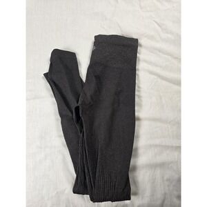 Athleta Leggings Womens XS‎ Black Seamless Textured High Rise Ankle Yoga Gym